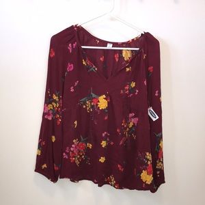 Old navy floral top
